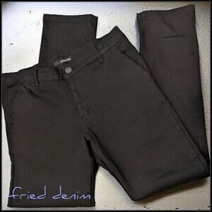 Fried Denim Pants Black  Casual Dress Trousers Men's 34
